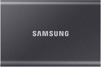 Зовнішній накопичувач SSD, 2Tb, Samsung T7, Grey (MU-PC2T0T/WW) 6163710 фото