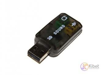 Звуковая карта USB 2.0, 5.1, '3D Sound', Blister (7807) 3936990 фото