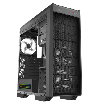 Корпус GameMax Luxury Black, без БЖ, ATX (G501X) 6272220 фото