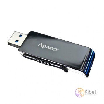 USB 3.0 Flash Drive 128Gb Apacer AH350 Black (AP128GAH350B-1) 5205000 фото