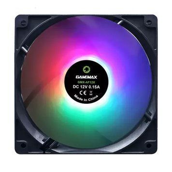 Вентилятор 120 мм, GameMax AirForce 12X, 120х120х25 мм, RGB LED підсвічування (GMX-AF12X) 6744210 фото