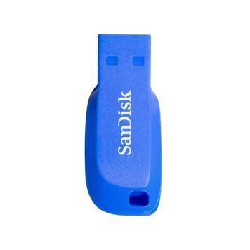 Флеш накопитель USB 16Gb SanDisk Cruzer Blade, Blue, USB 2.0 (SDCZ50C-016G-B35BE) 9319590 фото