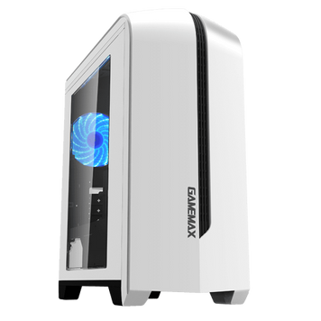 Корпус GameMax Centauri White Black, без БП, Micro ATX (H601-WB) 6272160 фото