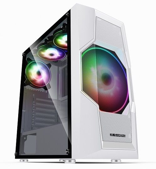 Корпус 2E Gaming TURBO White, без БП, ATX (2E-G2057W) 6793740 фото