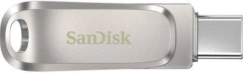 Флеш накопитель USB 32Gb SanDisk Ultra Dual Luxe, Silver, Type-C / USB 3.2 Gen 1 (SDDDC4-032G-G46) 8112660 фото