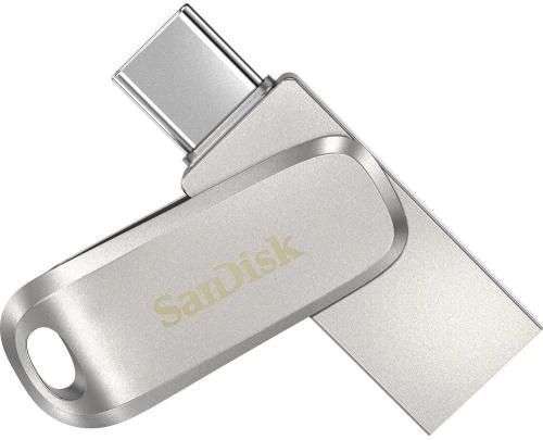 Флеш накопитель USB 32Gb SanDisk Ultra Dual Luxe, Silver, Type-C / USB 3.2 Gen 1 (SDDDC4-032G-G46) 8112660 фото