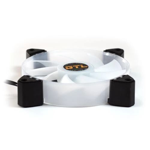 Вентилятор 120 мм, GTL Multicolor B3, White/Black (GTL-120LMCB3P ARGB) 8513640 фото