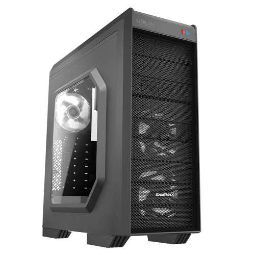 Корпус GameMax Luxury Black, без БЖ, ATX (G501X) 6272220 фото