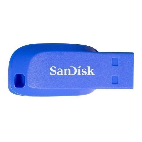 Флеш накопичувач USB 16Gb SanDisk Cruzer Blade, Blue, USB 2.0 (SDCZ50C-016G-B35BE) 9319590 фото