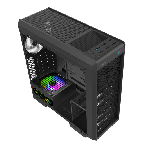 Корпус GameMax Luxury Black, без БЖ, ATX (G501X) 6272220 фото