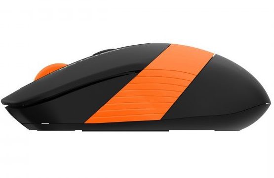 Мышь A4Tech Fstyler FG10S 2000dpi Black+Orange, USB, Wireless, бесшумная 6040650 фото