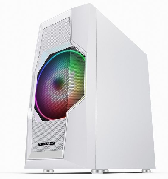 Корпус 2E Gaming TURBO White, без БП, ATX (2E-G2057W) 6793740 фото