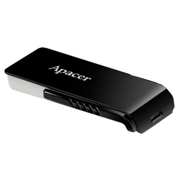 Флеш накопитель USB 128Gb Apacer AH350, Black, USB 3.2 Gen 1 (AP128GAH350B-1) 5205000 фото