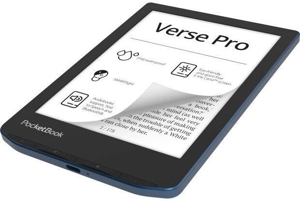 Электронная книга 6" PocketBook Verse Pro PB634 Azure (PB634-A-CIS) 8250210 фото