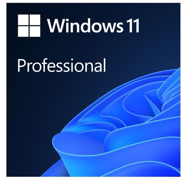 Windows 11 Професійна, 64-bit, англійська версія, на 1 ПК, OEM версія для збирачів (FQC-10528) 7166820 фото