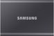 Внешний накопитель SSD, 2Tb, Samsung T7, Grey (MU-PC2T0T/WW) 6163710 фото 1