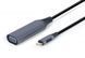 Перехідник Type-C (M) - VGA (F), Cablexpert, Black, 15 см, 1080p / 60 Гц (A-USB3C-VGA-01) 7241160 фото 2