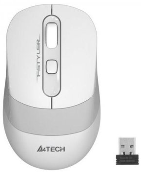 Миша A4Tech Fstyler FG10S 2000dpi White, USB, Wireless, безшумна 6040680 фото