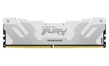 Пам'ять 16Gb DDR5, 7200 MHz, Kingston Fury Renegade, White/Silver (KF572C38RW-16) 8386440 фото