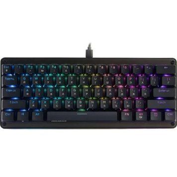 Клавиатура Cougar Puri Mini RGB Black USB, игровая механическая, Cherry MX Red, RGB-подсветка 8457270 фото
