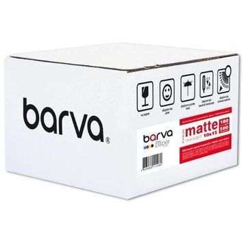Фотобумага Barva, матовая, A6 (10x15), 180 г/м&sup2;, 500 л, серия "Original" (IP-A180-256) 5496690 фото