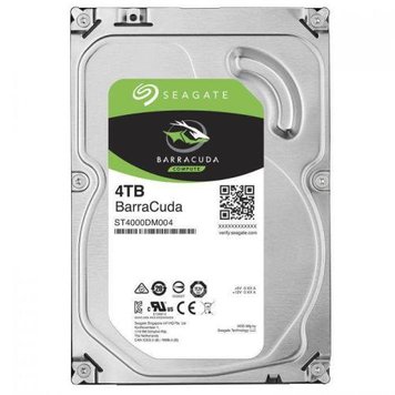 Жорсткий диск 3.5" 4Tb Seagate BarraCuda, SATA3, 256Mb, 5400 rpm (ST4000DM004) 4511640 фото