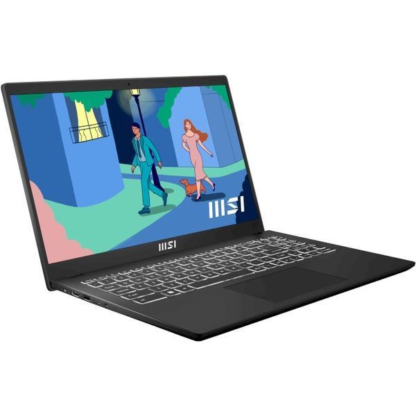 Ноутбук 15" MSI Modern 15 B7M-469XUA (9S7-15HK12-469) Black, AMD Ryzen 5 7430U, 16Gb, 512Gb, DOS 9352140 фото