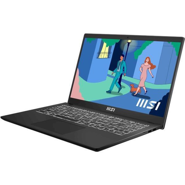 Ноутбук 15" MSI Modern 15 B7M-469XUA (9S7-15HK12-469) Black, AMD Ryzen 5 7430U, 16Gb, 512Gb, DOS 9352140 фото