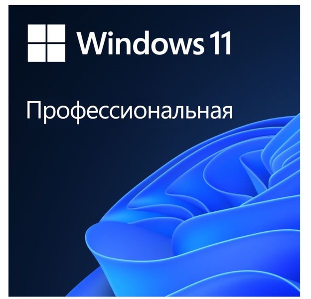 Windows 11 Професійна, 64-bit, російська версія, на 1 ПК, OEM версія для збирачів (FQC-10547) 7166850 фото