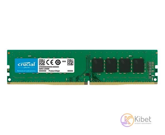 Модуль памяти 16Gb DDR4, 2400 MHz, Crucial, 17-17-17, 1.2V (CT16G4DFD824A) 4543260 фото