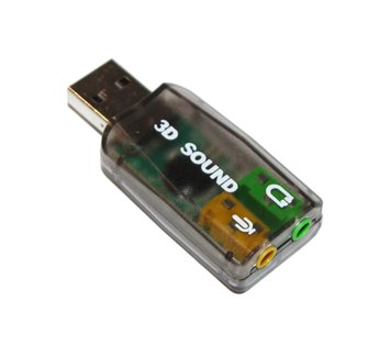 Звуковая карта USB 2.0, 5.1, Dynamode 3D Sound, Black, 90 дБ, Blister (USB-SOUNDCARD2.0) 4480050 фото