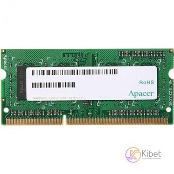 Модуль памяти SO-DIMM, DDR3, 2Gb, 1600 MHz, Apacer, 1.5V (DS.02G2K.HAM) 5214390 фото