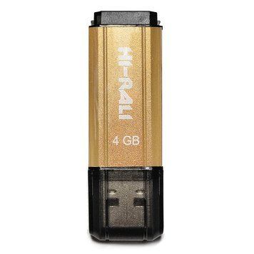 Флеш накопичувач USB 4Gb Hi-Rali Stark, Gold, USB 2.0 (HI-4GBSTGD) 5679750 фото