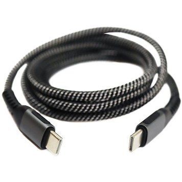 Кабель Type-C - Type-C, 1 м, Black, Ultra, 100 Вт, 5A (UC102-0100) 9285570 фото