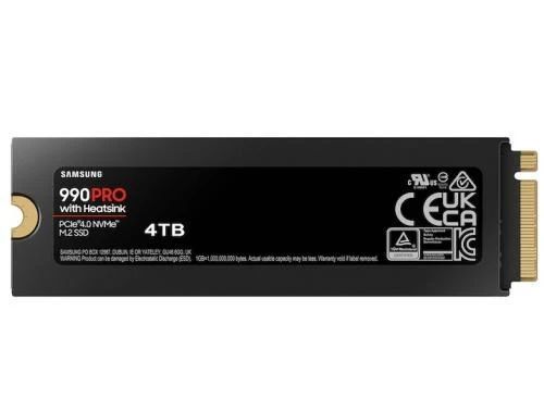 Твердотельный накопитель SSD 4Tb, Samsung 990 Pro, PCI-E 4.0 x4, M.2 (MZ-V9P4T0CW) 8355840 фото