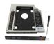 Шасі для ноутбука Maiwo, Black, 12.7 мм, для SATA 2.5', алюмінієвий корпус (NSTOR-12) 3891570 фото 2