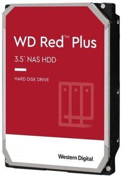 Жесткий диск 3.5" 2Tb Western Digital Red Plus, SATA3, 64 Мб, 5400 об/мин (WD20EFPX) 8183550 фото