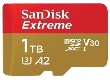Карта пам'яті microSDXC, 1Tb, SanDisk Extreme, SD адаптер (SDSQXAV-1T00-GN6MA) 8115990 фото