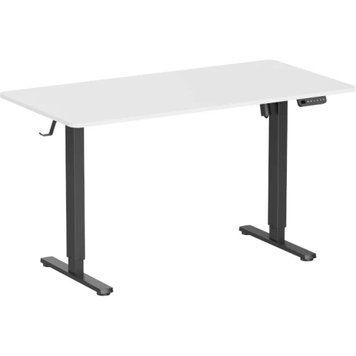 Комп'ютерний стіл OfficePro ODE1470WB, White/Black 9200580 фото