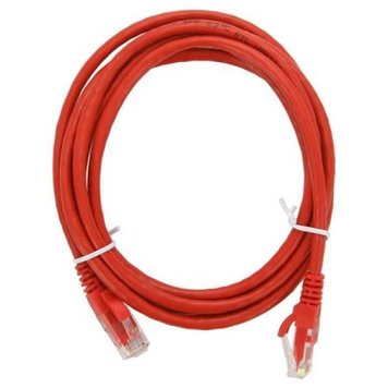 Патч-корд 1 м, UTP, Red, Cablexpert, литий, RJ45, кат.5е (PP12-1M/R) 4037700 фото