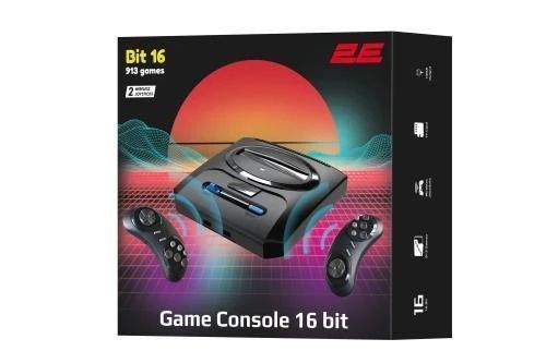 Ігрова приставка 2E "16 bit", Black, 913 ігор (2E16BHDWS913) 8176860 фото
