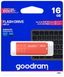 Флеш накопитель USB 16Gb Goodram UME3, Orange, USB 3.2 Gen 1 (UME3-0160O0R11) 6137010 фото 3