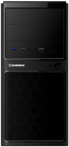 Корпус GameMax MT-306-NP-U3-CR Black, без БЖ, Micro ATX 6325290 фото
