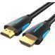 Кабель HDMI (M) - HDMI (M), 15 м, Black, Vention, V2.0 (VAA-M02-B1500) 9668640 фото 1