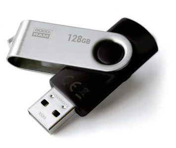 Флеш накопичувач USB 128Gb Goodram UTS3, Black, USB 3.2 Gen 1 (UTS3-1280K0R11) 4865520 фото