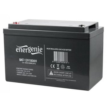 Батарея для ДБЖ 12В 100Aч EnerGenie, BAT-12V100AH, ШхДхВ 330x173x222 4920240 фото