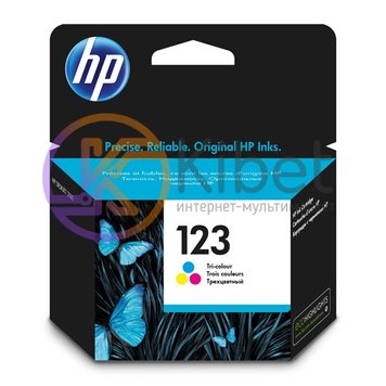 Картридж HP №123 (F6V16AE), Color, DeskJet 2130, 100 стор 3832110 фото
