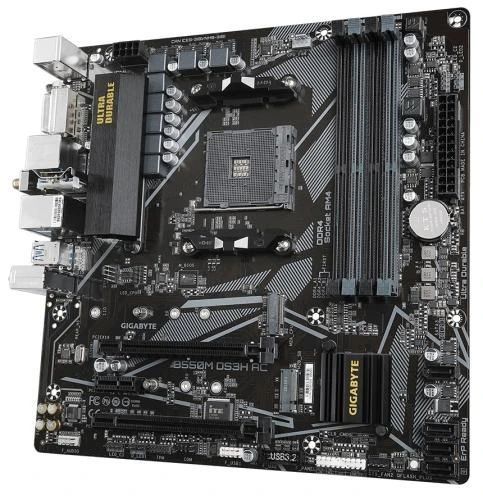 Мат.плата AM4 (B550) Gigabyte B550M DS3H AC 7865880 фото