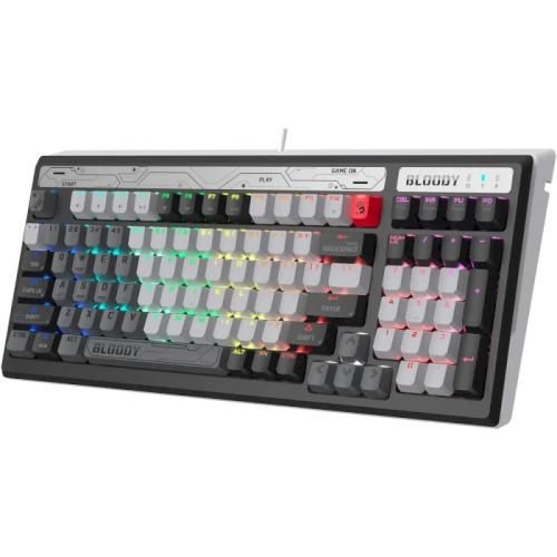 Клавіатура Bloody B950 RGB Warrior Grey, механічна, ігрова, USB, RGB підсвічування, LK Libra Brown Switch 8458170 фото