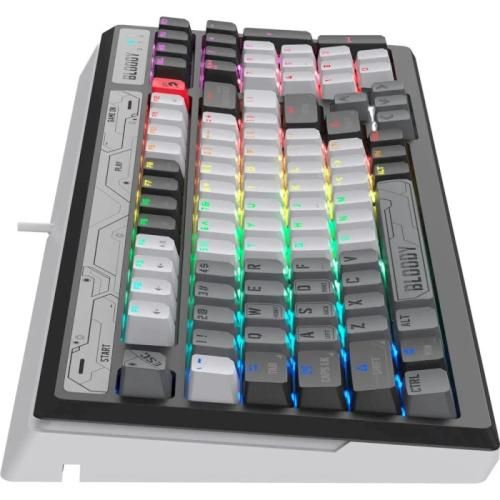 Клавіатура Bloody B950 RGB Warrior Grey, механічна, ігрова, USB, RGB підсвічування, LK Libra Brown Switch 8458170 фото